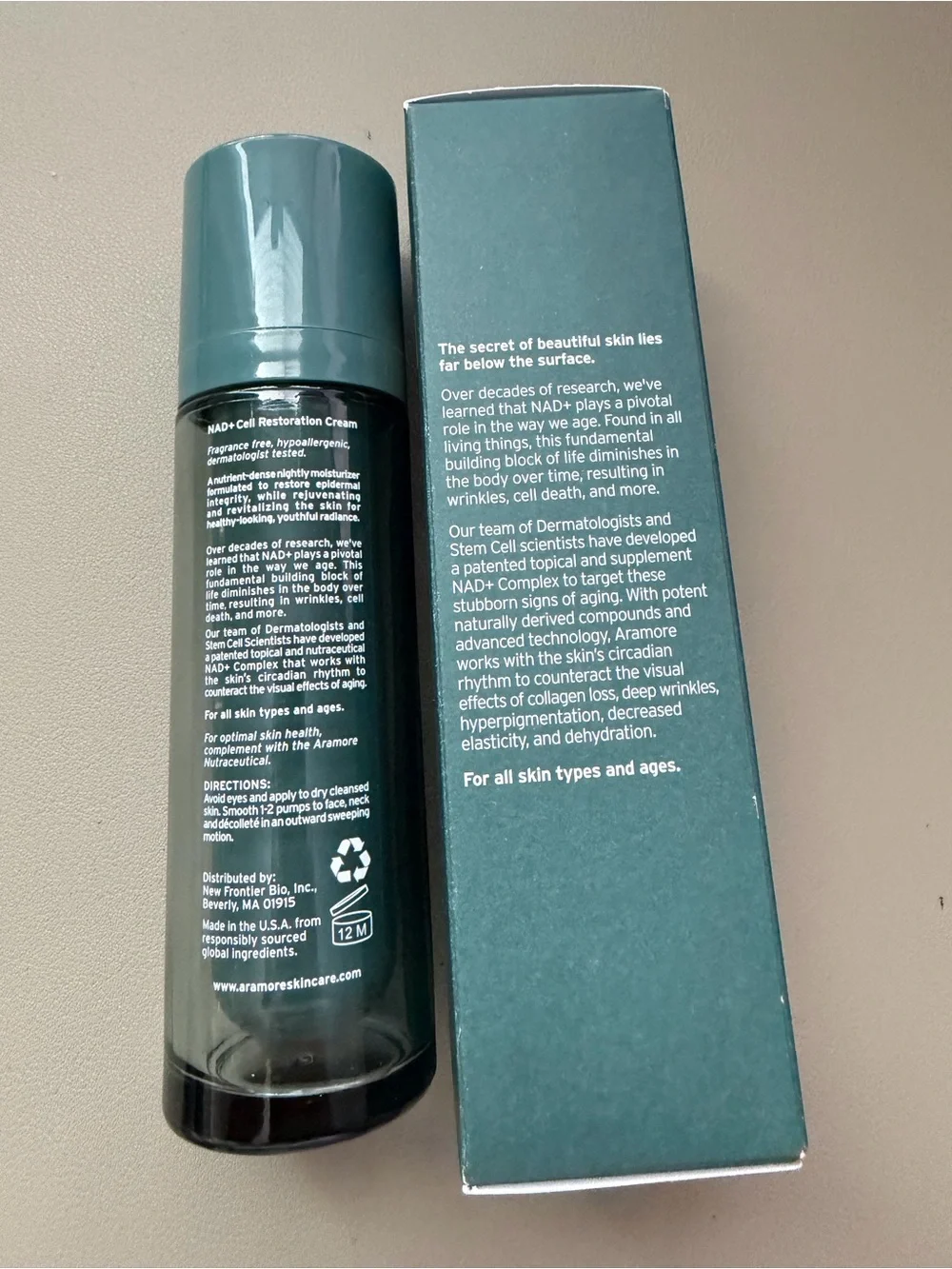 Aramore NAD+ Skin System PM Restoration Cream